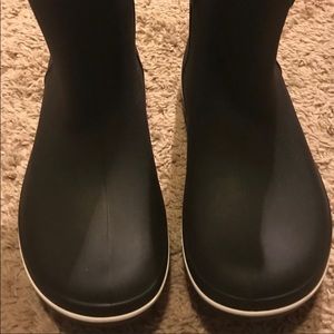 Crocs rain boots never used.